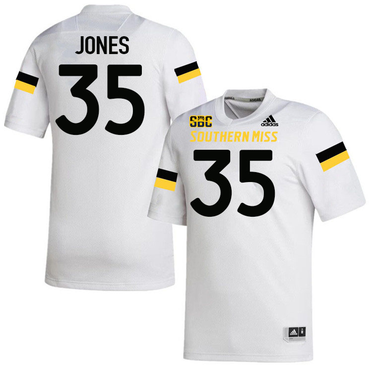 Southern Miss Golden Eagles #35 Chris Jones Jersey Football Uniforms-White